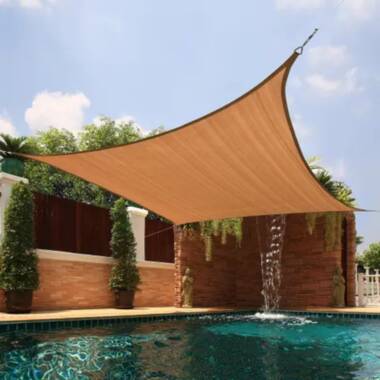 Details about   Sun Shade Sail 20x20FT 97% UV Block Square Canopy Deck Patio Pool Apple Green 