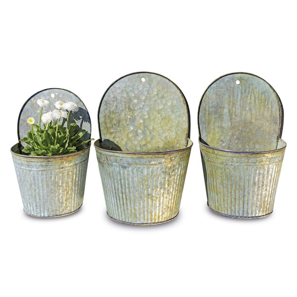 Garten Terrasse Plants Ect Shabby Chic Style Set Of 3 Metal