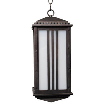 Alcott Hill Petrey 1 Bulb Outdoor Hanging Lantern Wayfair