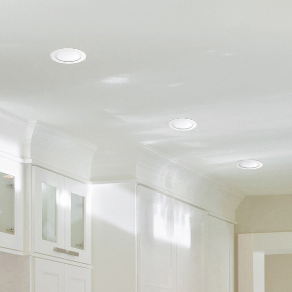 Globe Electric Company Slimline White Ultra Slim Profile Recessed Slimline White Ultra Slim Profile Recessed Lighting Kit