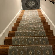 Union Rustic Ashbury Trellis Vibrant And Soft Stair Tread Reviews Wayfair