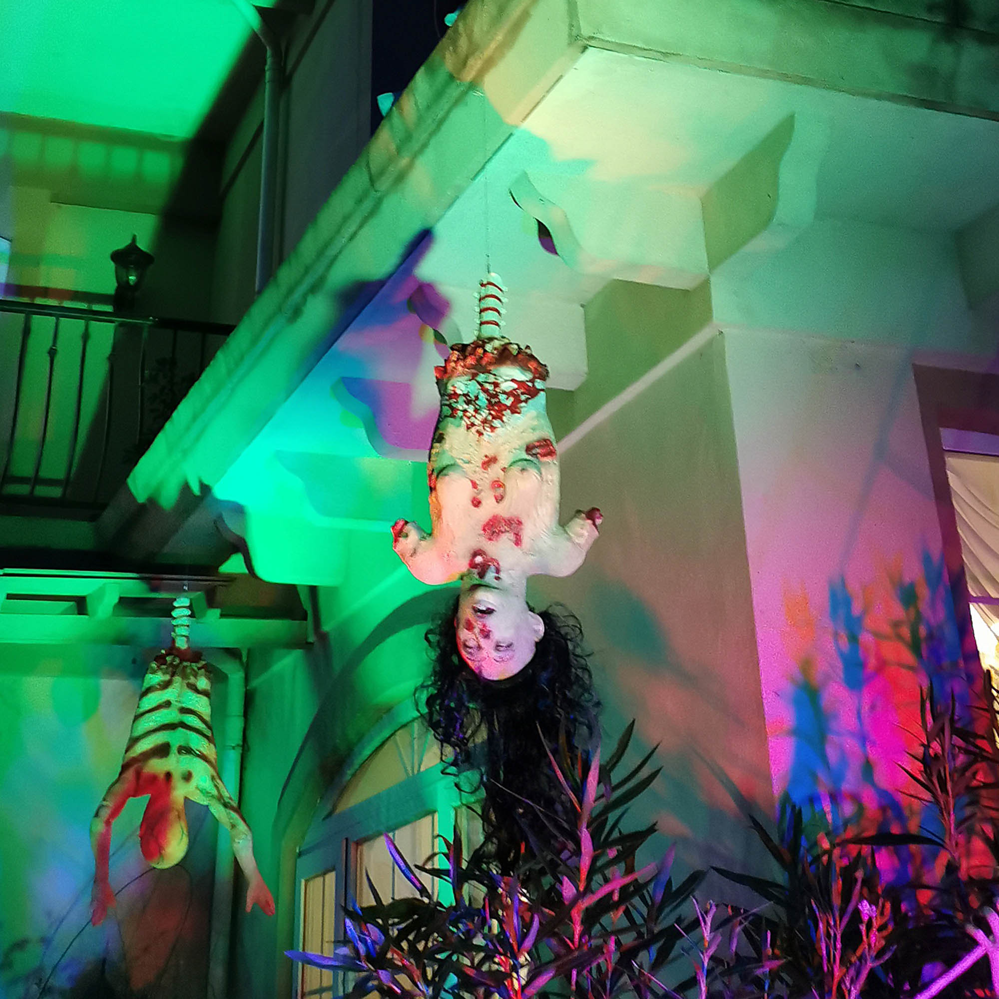 The Holiday Aisle® Hanging Halloween Prop Corpse Haunted Severed House