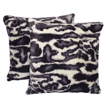 NEW FAUX FUR ANIMAL PRINT CUSHION COVERS SO SOFT CUDDLY COVERS 