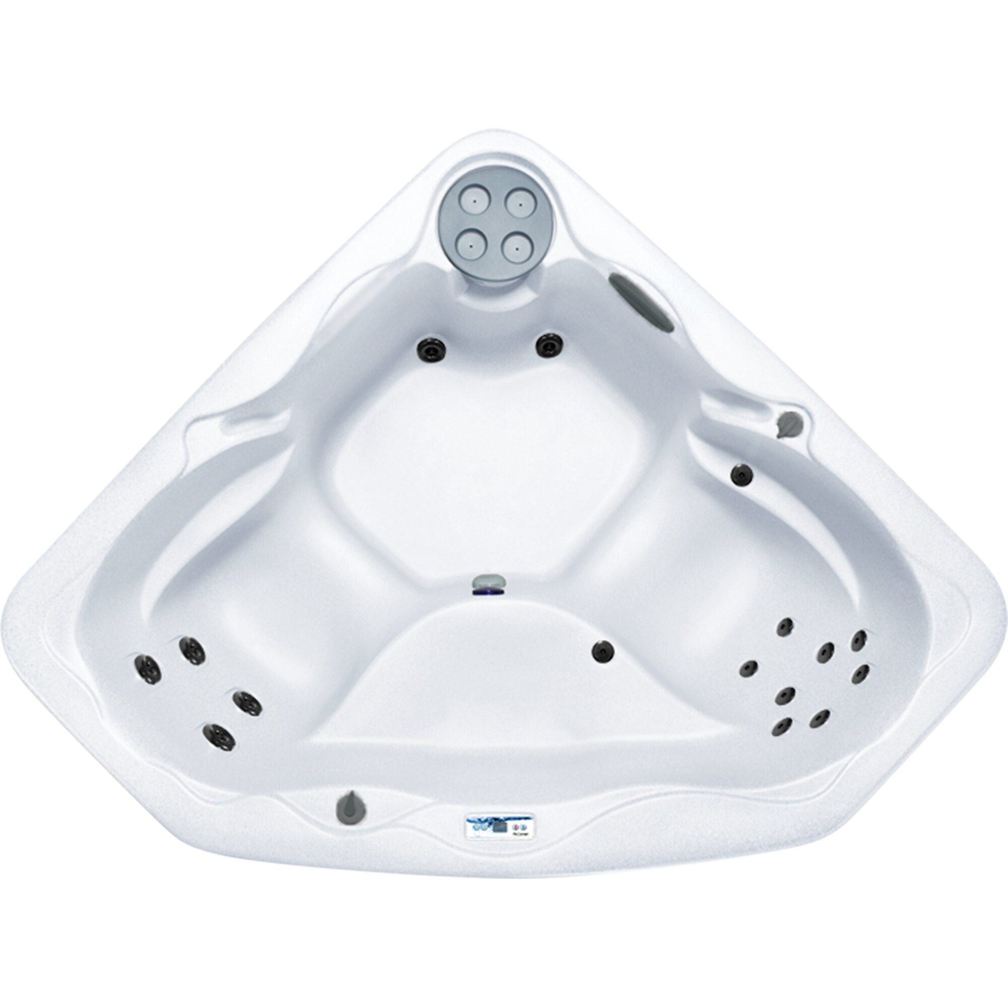 Ls300 3 Person 17 Jet Plug And Play Hot Tub With Adjustable Waterfall