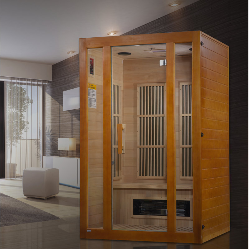 Dynamic Infrared Maxxus Aspen Dual Tech 2 Person Low Emf Far Infrared Sauna Reviews Wayfair
