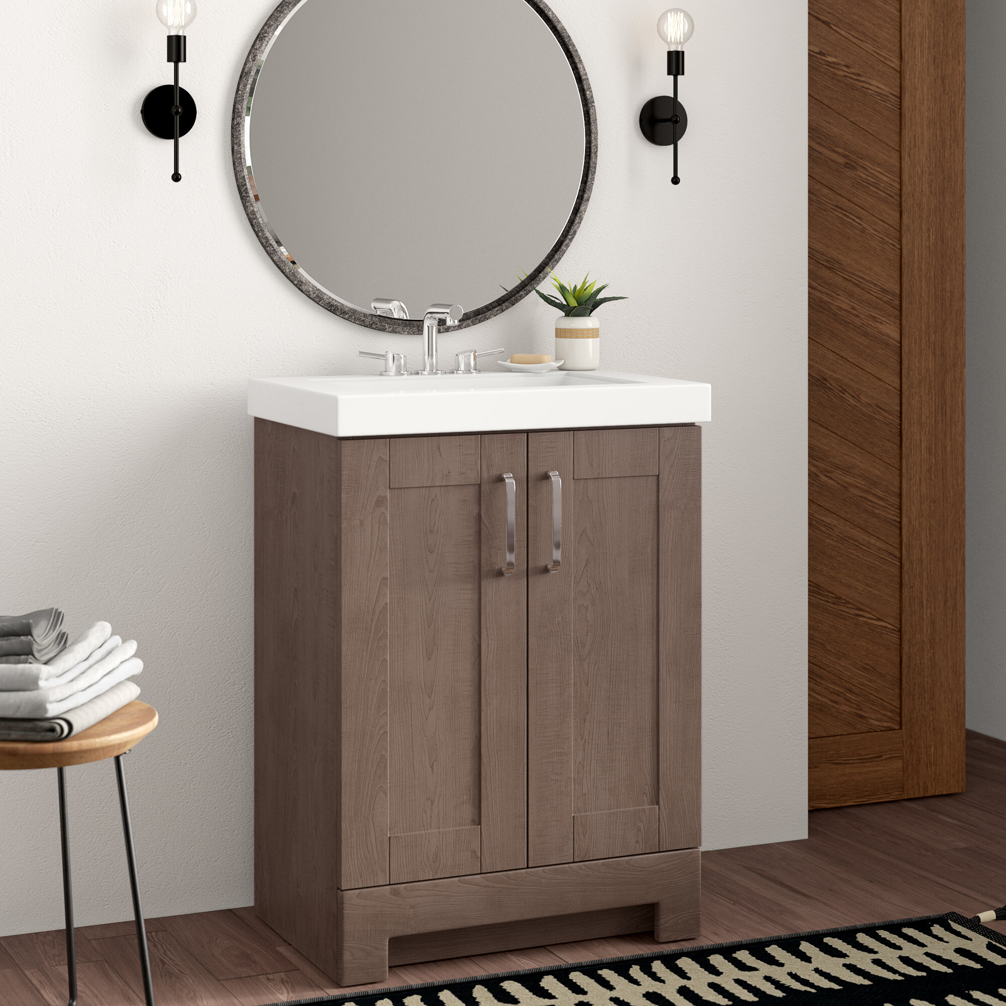 25 Incredible Vanities For Small Bathrooms With Examples Images