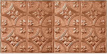 Victorian 2 Ft X 4 Ft Glue Up Ceiling Tile In Copper Chelsea