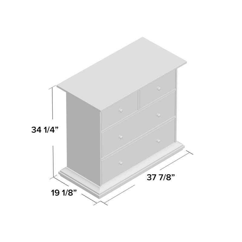 Beachcrest Home Breckenridge 4 Drawer Dresser Reviews Wayfair