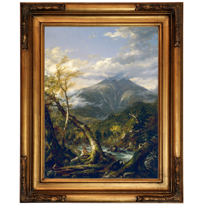 Astoria Grand Indian Pass 1847 Framed Oil Painting Print On