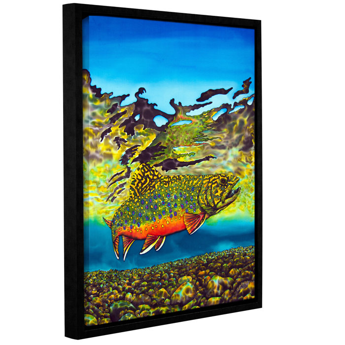 Bloomsbury Market Brook Trout Framed Painting Print On Wrapped