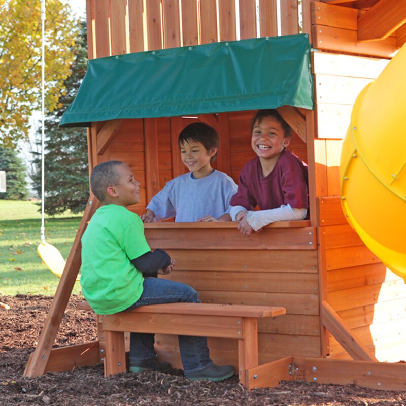 grandview deluxe wooden playset