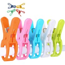 4Pcs/Set Beach Towel Wind Large Clip Lounger Sunbed Pool Pegs Home Clothes Tools 