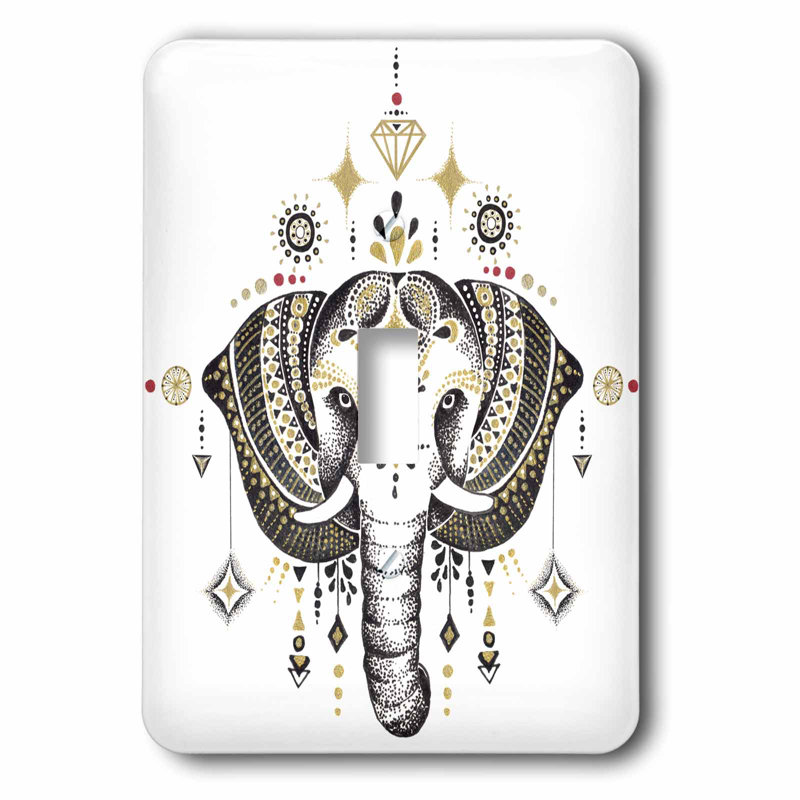elephant light switch cover