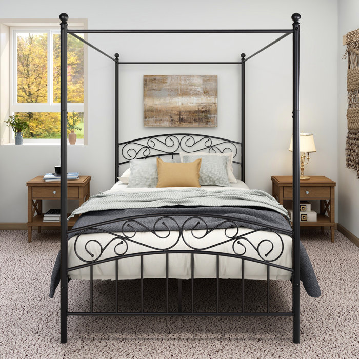 Red Barrel Studio® Full / Double Canopy Bed | Wayfair.ca