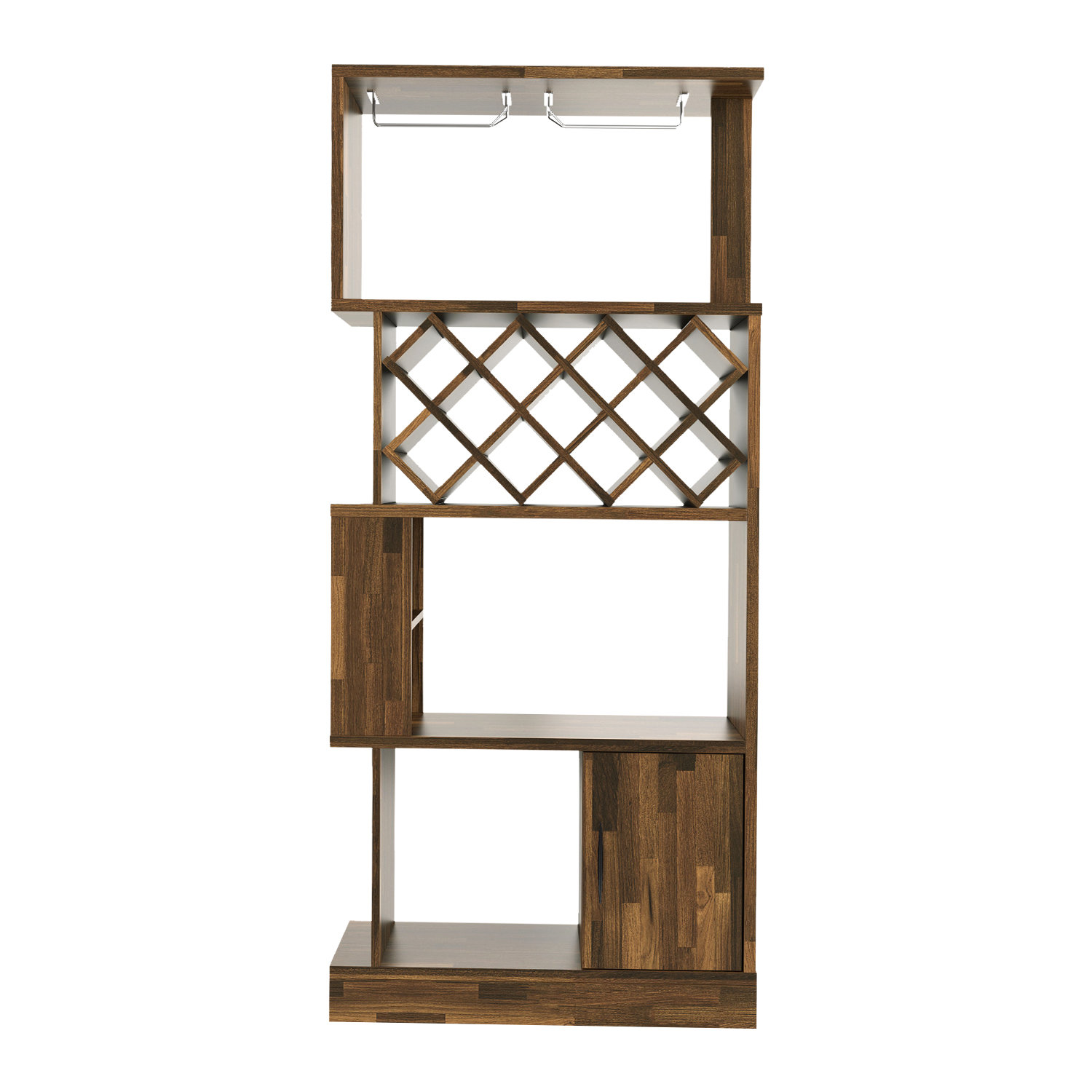 Corrigan Studio® Urban DualSide Access Lattice 11Bottle Wine Rack And