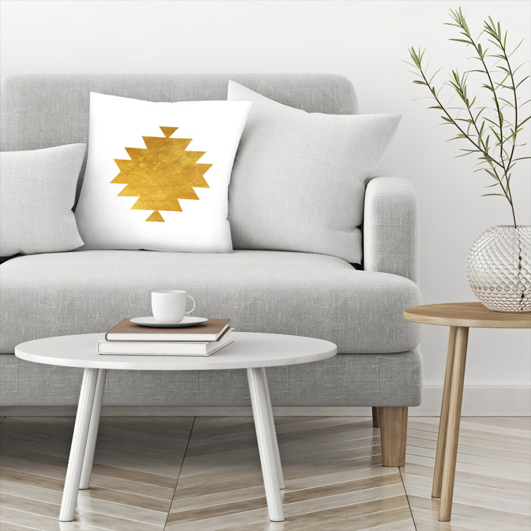 aztec print throw pillows