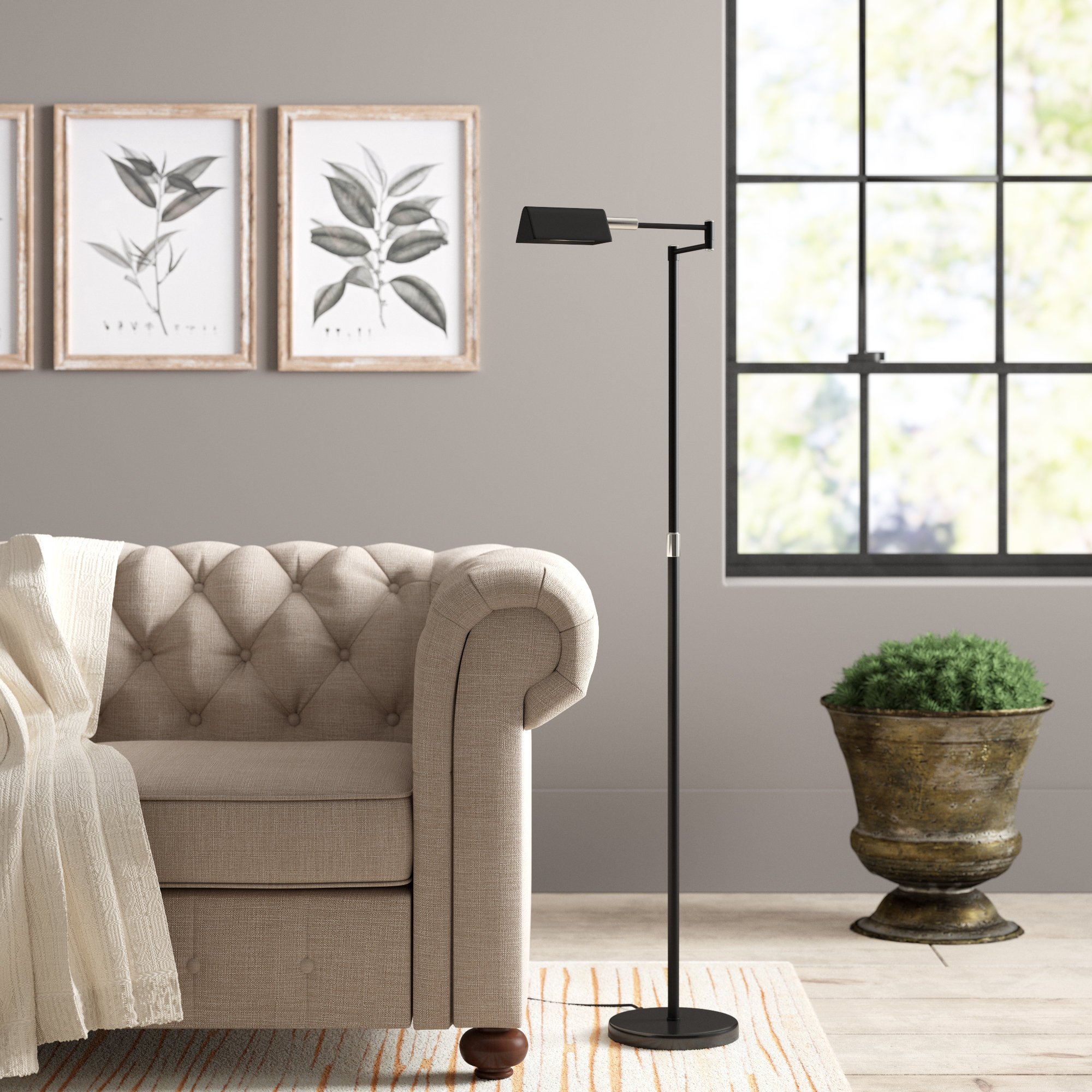 wayfair floor reading lamps
