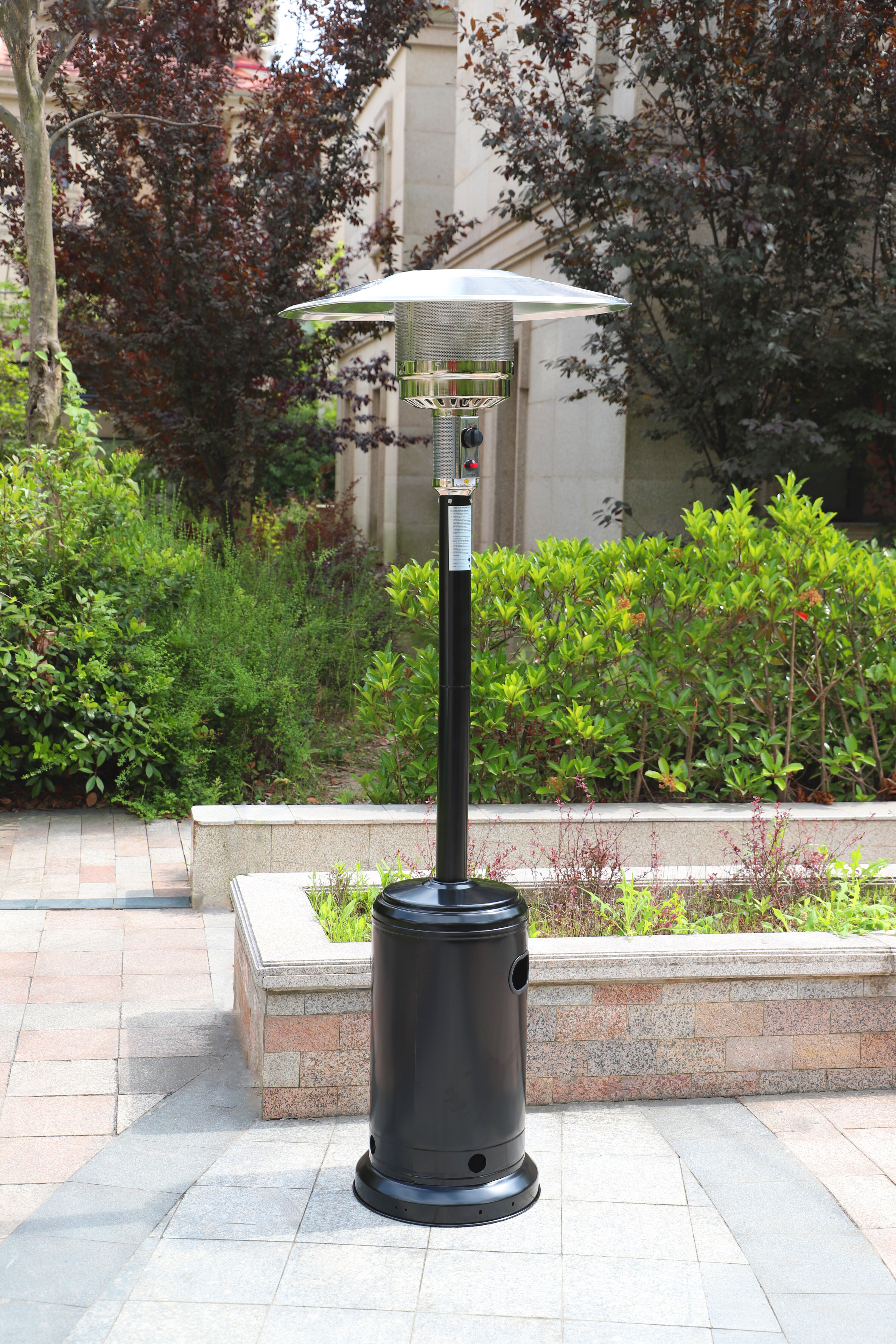 Worldwidewicker Waystock Umbrella 48 000 Btu Propane Patio Heater