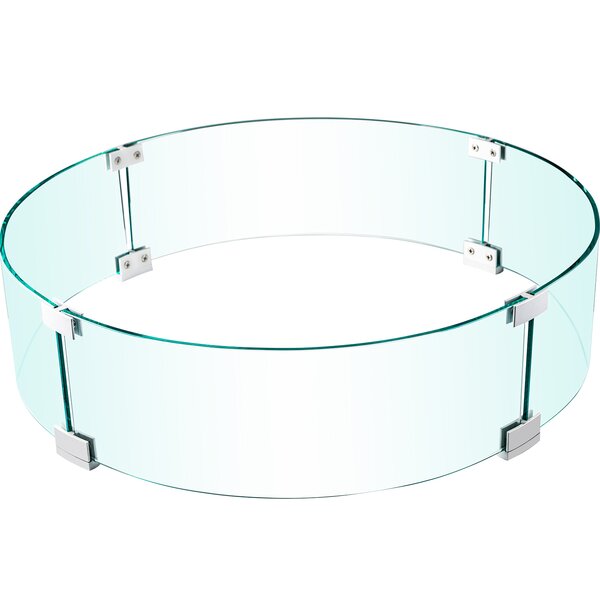 Outdoor GreatRoom Round Glass Guard 