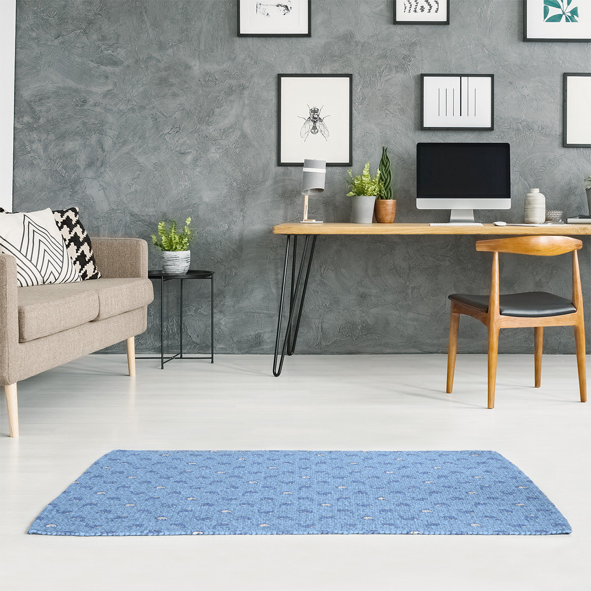 East Urban Home Whales Blue Area Rug Wayfair