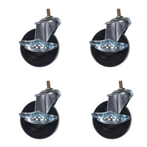 Optional Wheels for Stainless Steel Modular Cage (Set of 4)