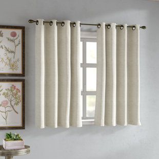 half window curtains