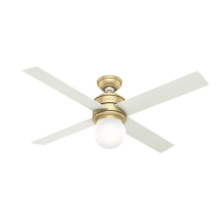 52 Hepburn 4 Blade Ceiling Fan Light Kit Included