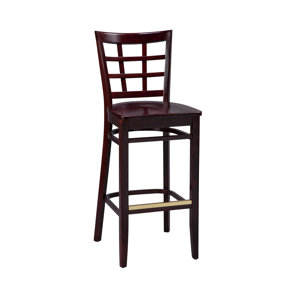 Amoroso Beechwood Lattice Back Wood Se..