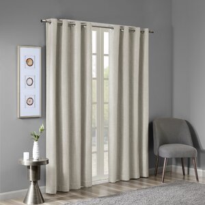 Silja Solid Blackout Thermal Grommet Single Curtain Panel