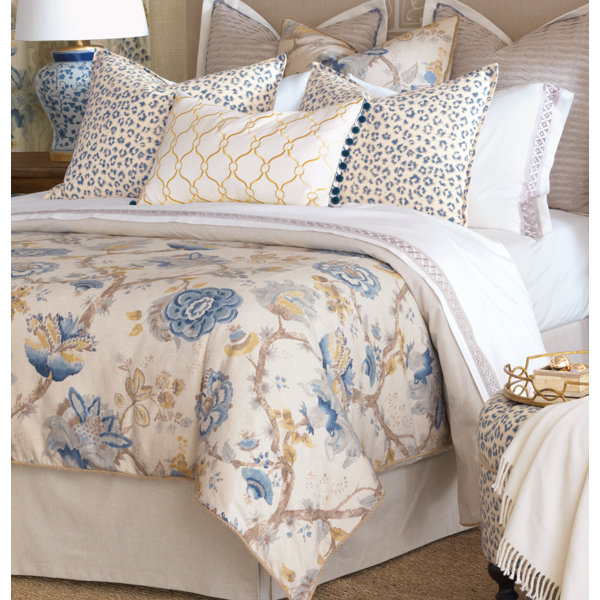 Eastern Accents Emory Floral Cotton Blend Duvet Cover Perigold