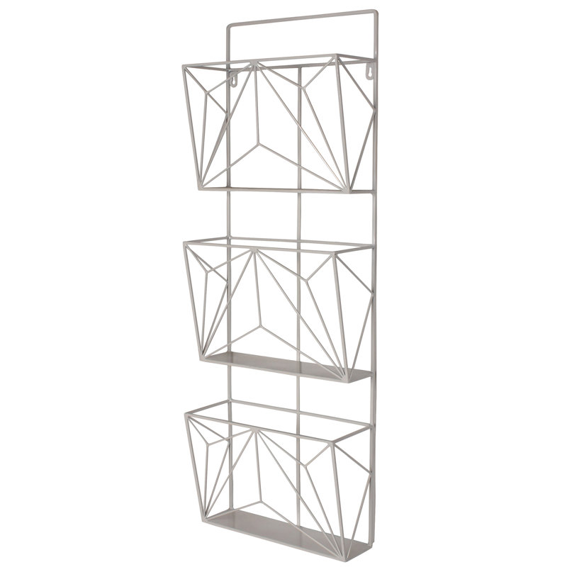 Kate And Laurel 12 75 X 36 5 3 Pockets Hanging Wall Magazine Kate And Laurel 12 75 X 36 5 3 Pockets Hanging Wall Magazine Rack Reviews Wayfair