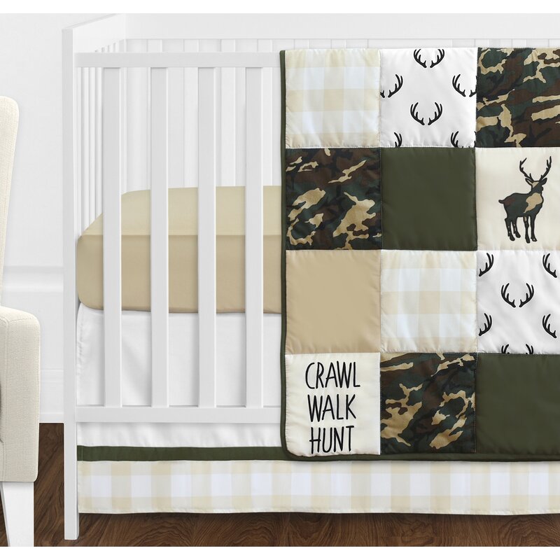 Sweet Jojo Designs Woodland Camo 11 Piece Crib Bedding Set