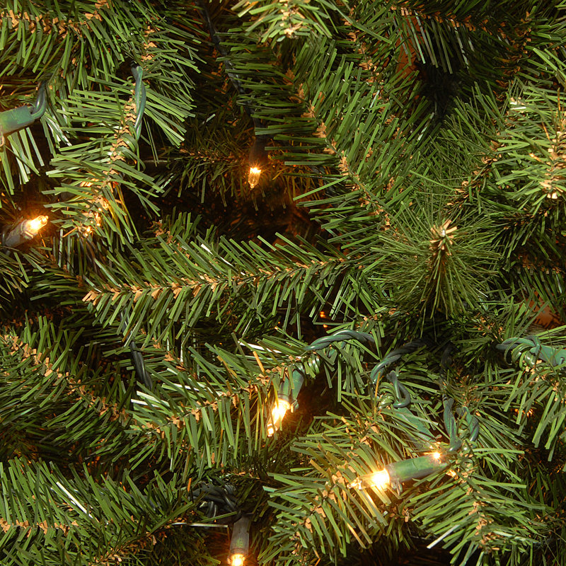 Aspen Spruce 7 Green Spruce Christmas Tree With 400 Clear White