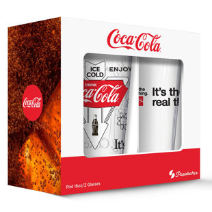 Americana Pattern Coca Cola 20 Ounce Tumbler