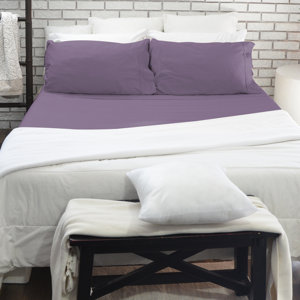 200 Thread Count 100% Cotton 4 Piece Sheet Set