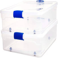 rubbermaid cleverstore clear 41 qt