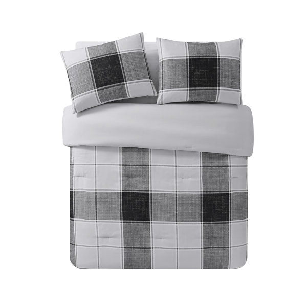 Gracie Oaks Parkhur Home Plaid Comforter Set Reviews Wayfair