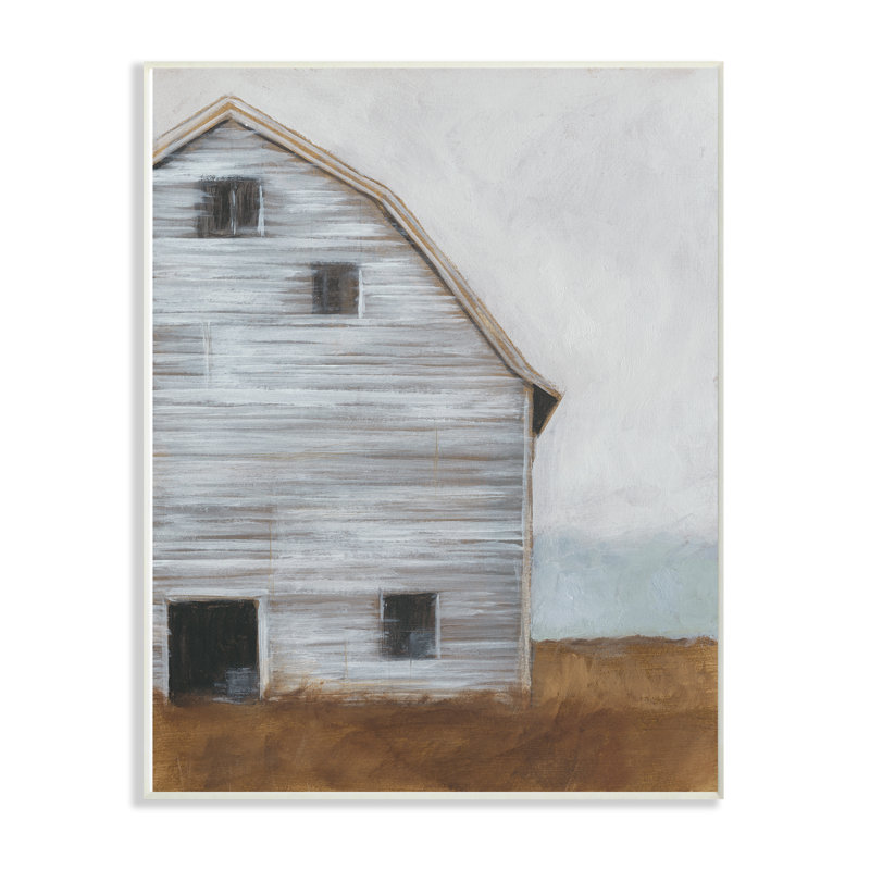 Three Posts Worn Old Barn Farm Acrylic Painting Print Reviews