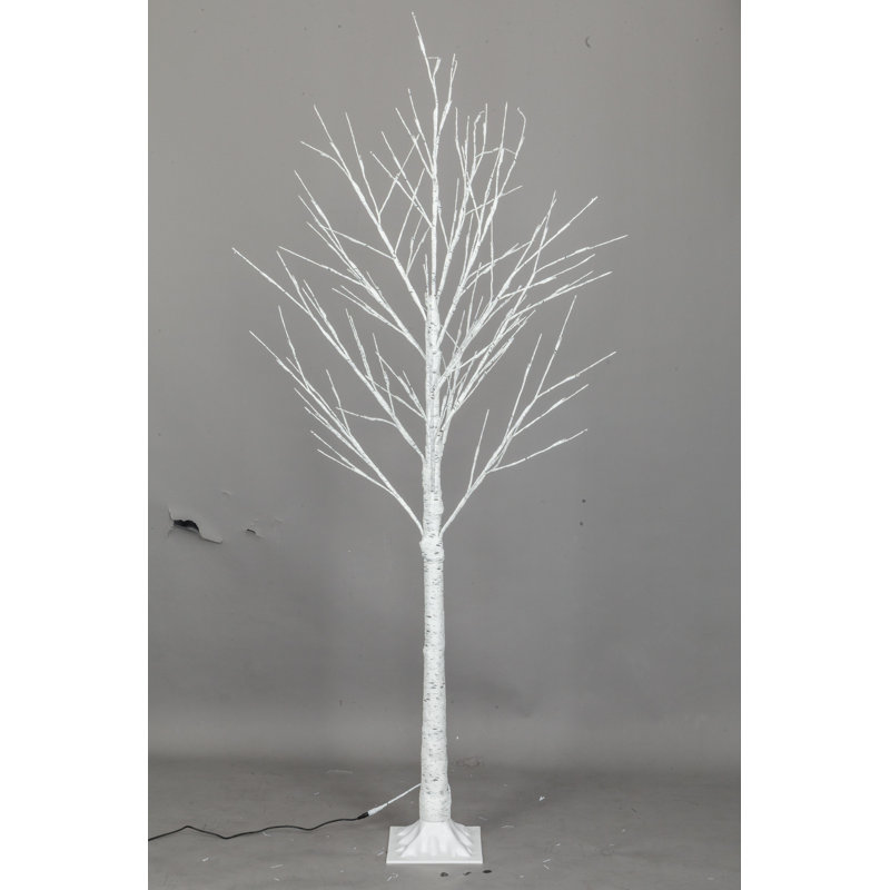 The Holiday Aisle White Fir Artificial 72 Lighted Tree And Branches Wayfair