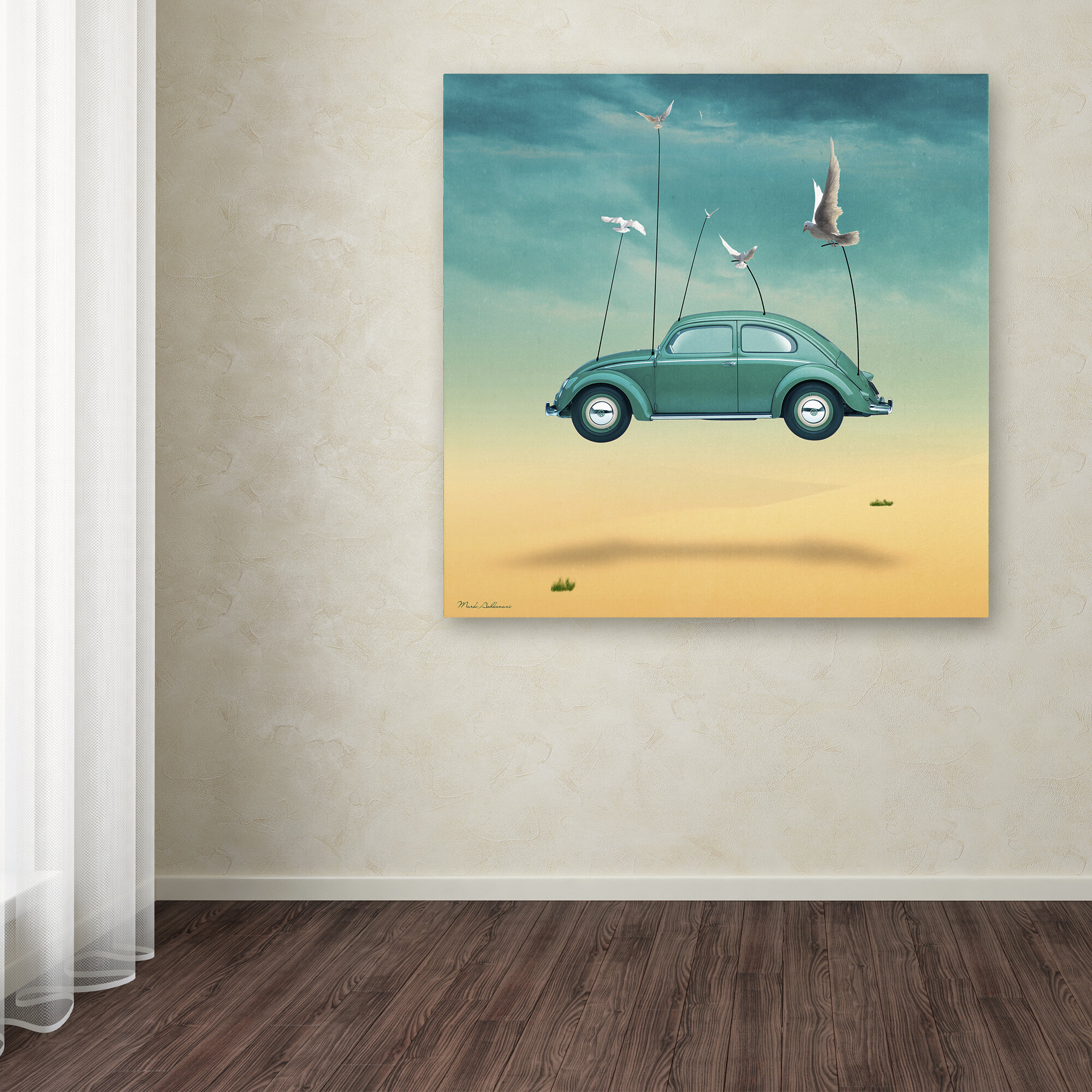 Trademark Art Volkswagen 2 Canvas Art Wayfair