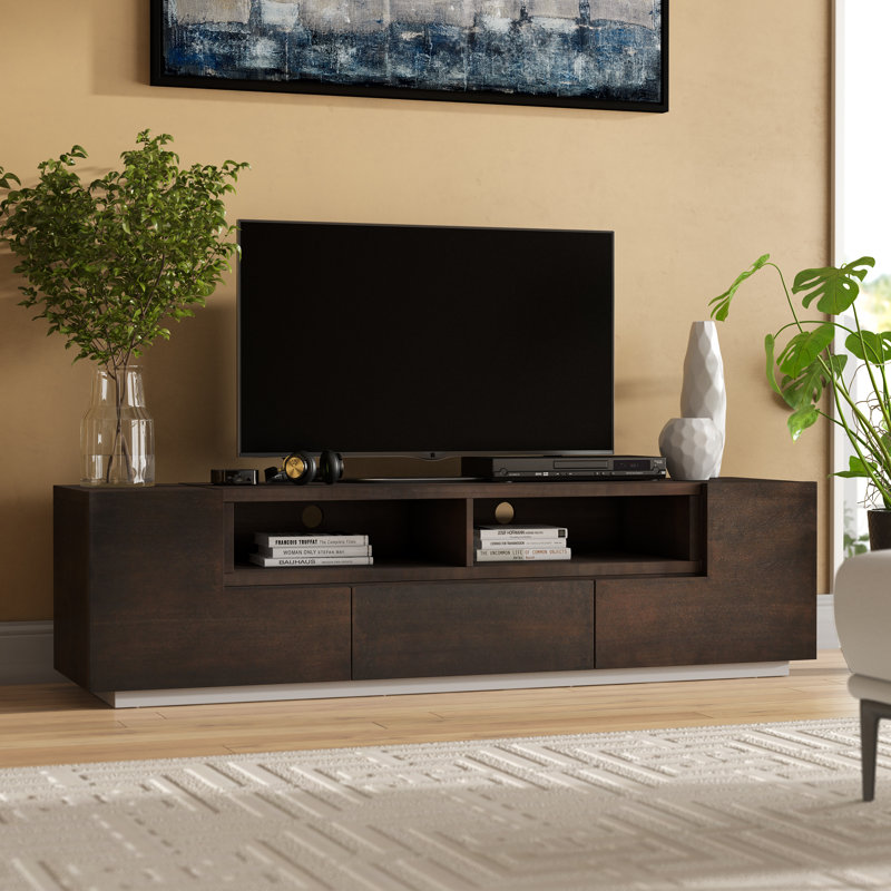 Ebern Designs Matrix Tv Stand For Tvs Up To 60 Reviews Wayfair The wood is pressed up as far as possible to the press on the longer sides, no measuring needed.