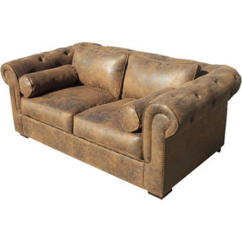 Ophelia Co Caudill Genuine Leather Loveseat Wayfair Co Uk