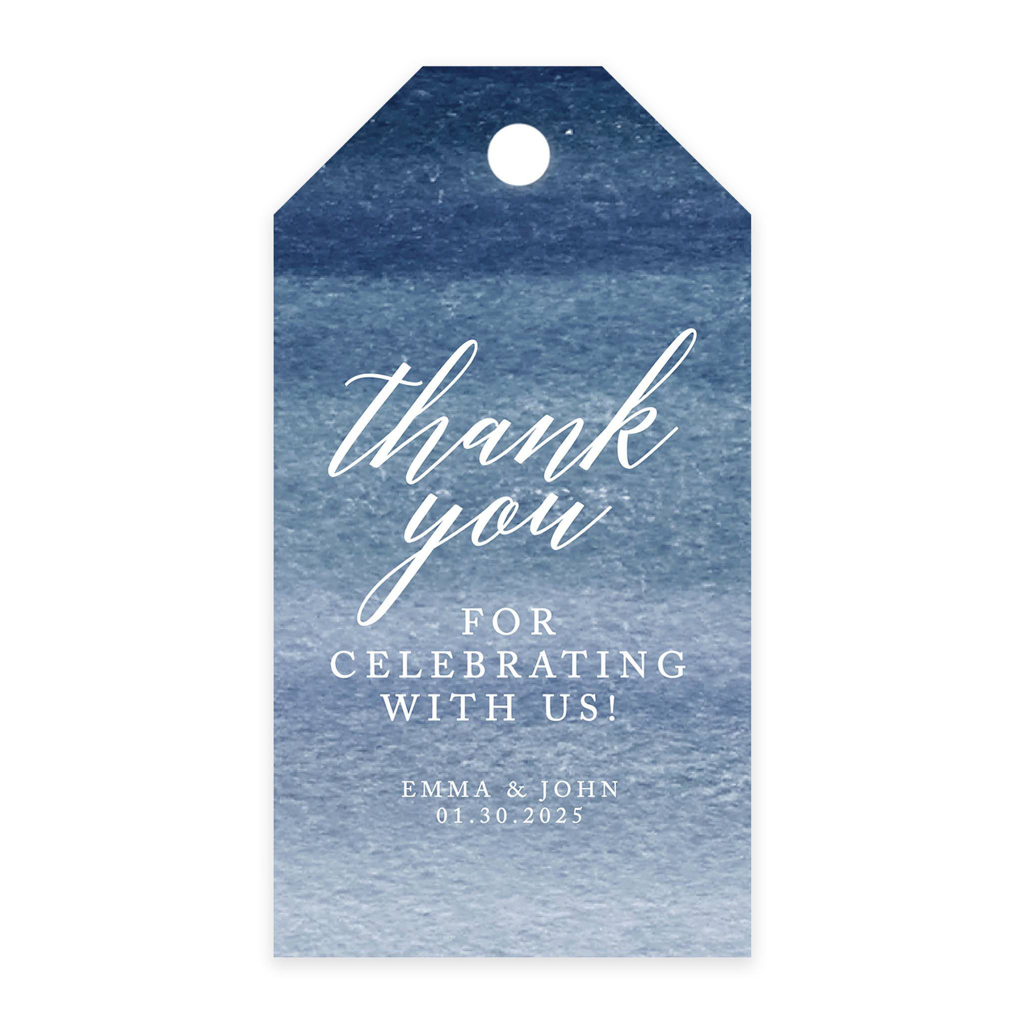 Thank You Wedding Favor Tags