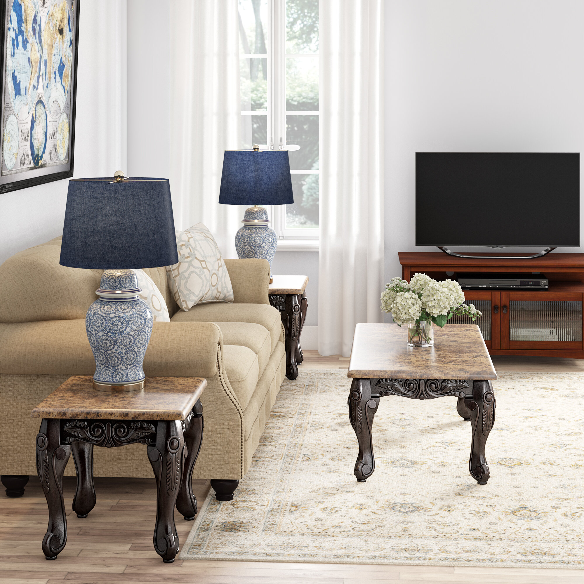 astoria grand coffee table sets