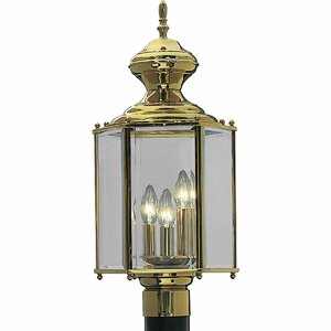 Triplehorn 3-Light Lantern Head in Brass