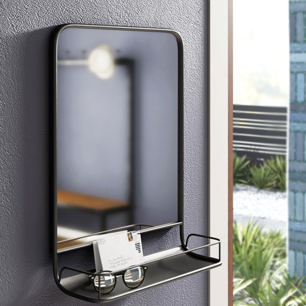 Modern Contemporary Modern Bathroom Mirror Shelf Allmodern
