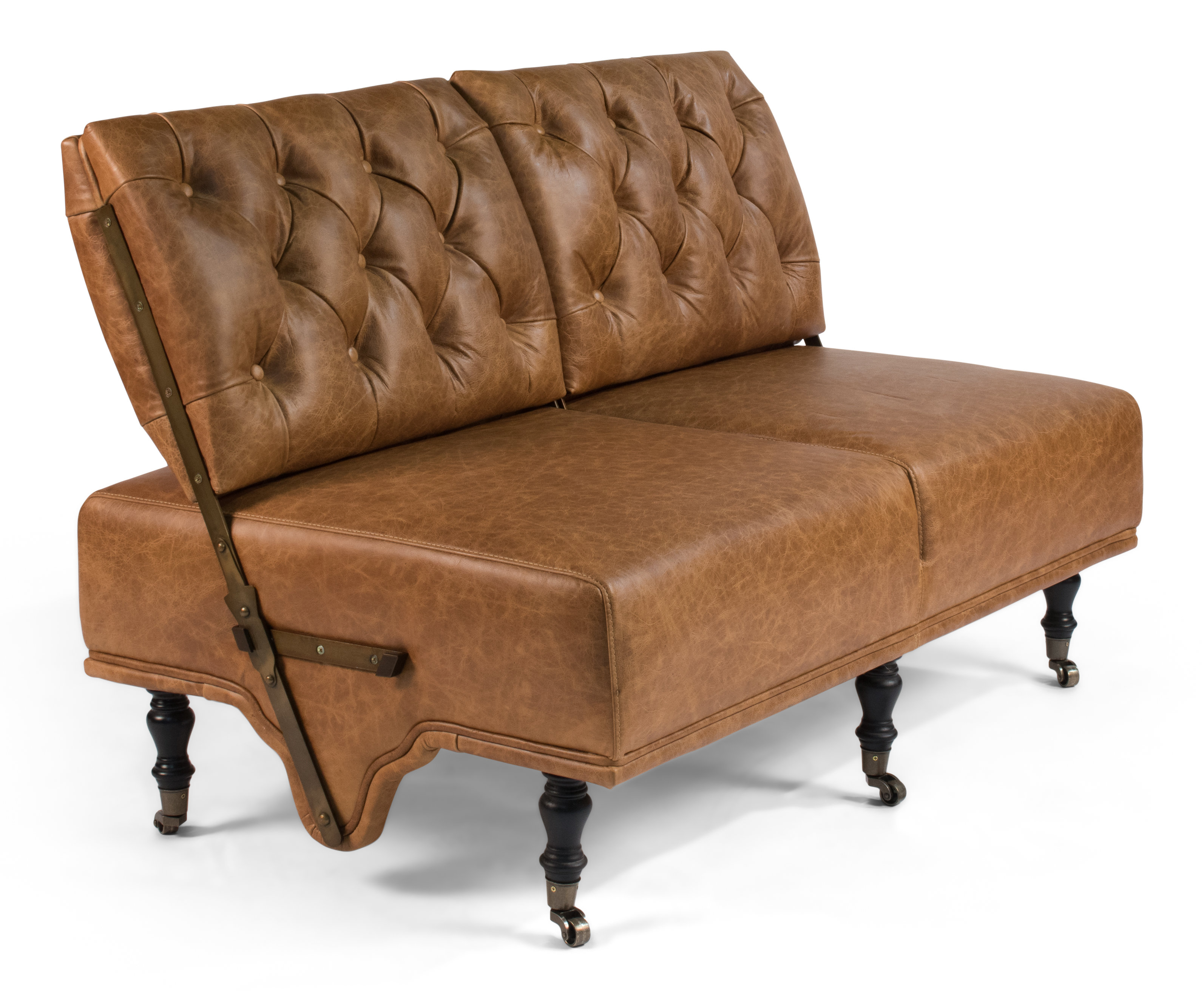 Canora Grey Almedacheatham Leather Loveseat Wayfair