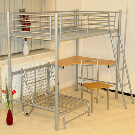 Solid Wood Loft Bed with Built-in-Desk by Isabelle & Max