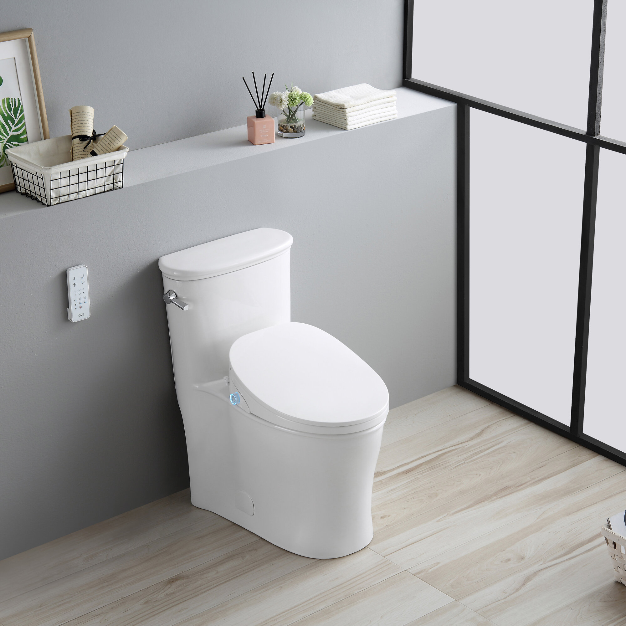 Ove Decors Ove Dual-Flush Elongated Bidet Toilet - Wayfair Canada