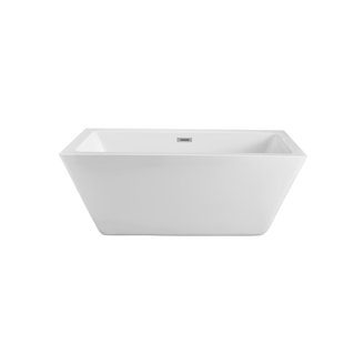 Freestanding Tub Right Drain Wayfair 60 X 23 6 Freestanding Soaking Bathtub